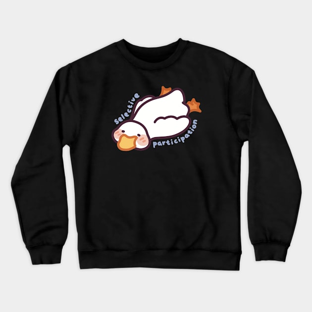 Selective Participation Duckie Crewneck Sweatshirt by Meil Can